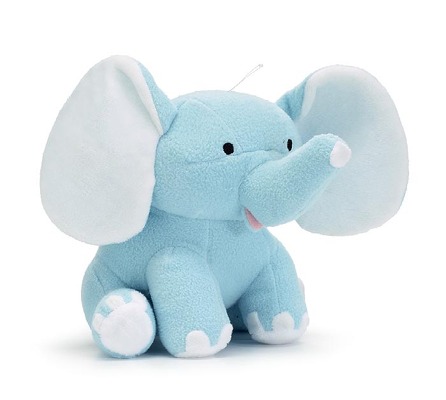 Blue or Pink Baby Elephant Plush from Bakanas Florist & Gifts, flower shop in Marlton, NJ